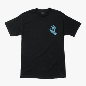 Santa Cruz Skateboards Black Tee with Blue Graphic
